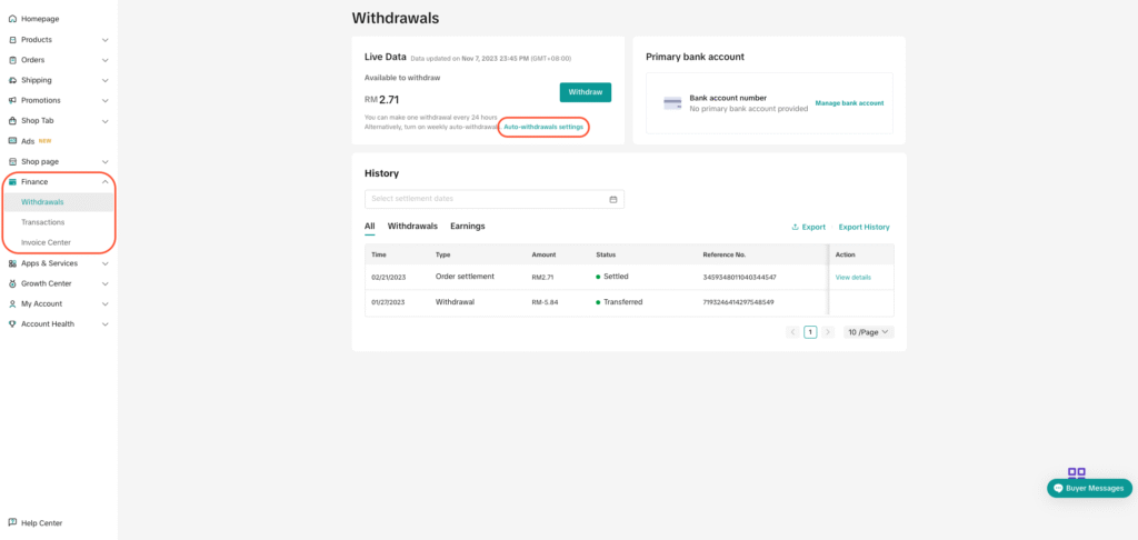 Rút tiền tự động Rút tiền tự động