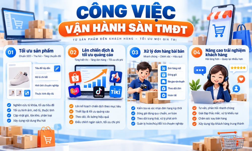 Chủ shop đã học thêm nhiều điều bổ ích và cải thiện quá trình vận hành shop