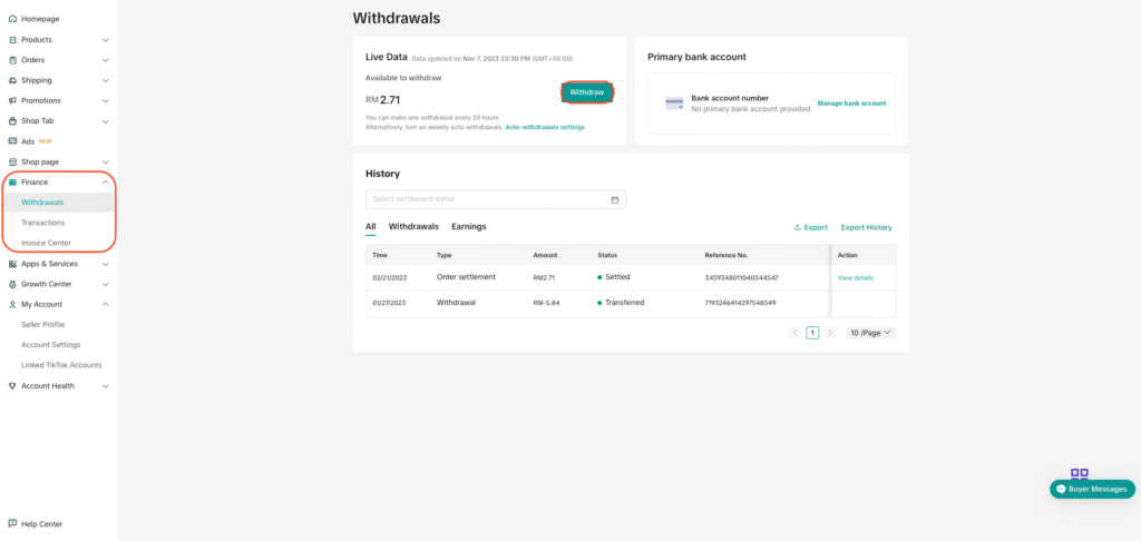 Rút tiền thủ công Rút tiền thủ công