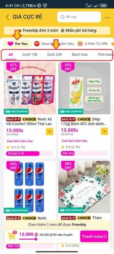 For You - Choice Lazada