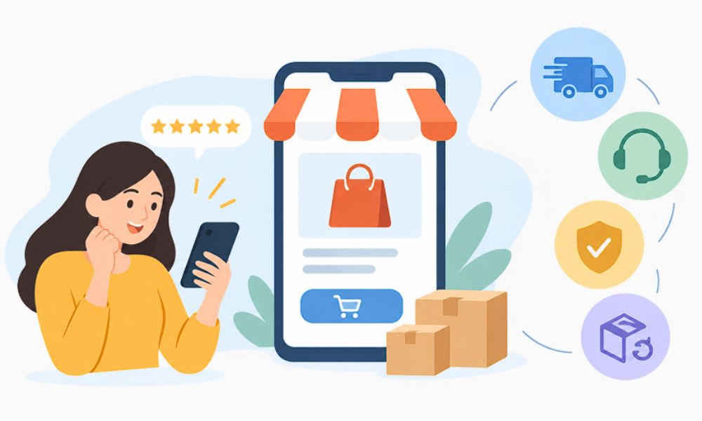 Chủ shop đã nắm bắt được nhu cầu và đáp ứng tốt trải nghiệm khách
