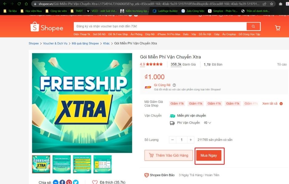 Cách đăng ký Freeship Xtra trên Shopee