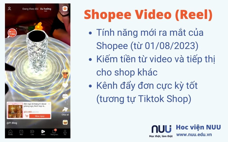 Bắt kịp xu hướng bán hàng mới với video ngắn trên Shopee