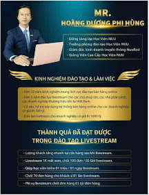Giảng viên cao cấp đòa tạo livestream - Thầy Dương Hùng 
