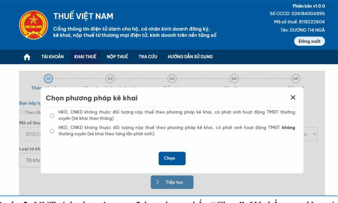 Phương pháp kê khai thuế bán hàng online