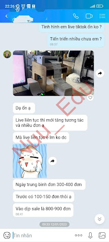 Kết quả khóa học Livestream tại Nuu Edu