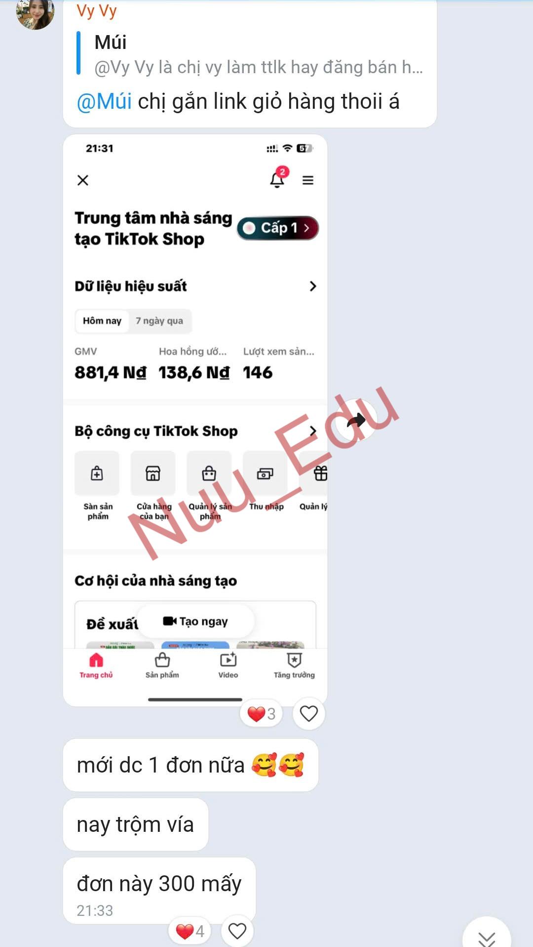 kết quả học viên làm tiếp thị liên kết 1